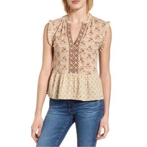 Lucky Brand bohemian style top